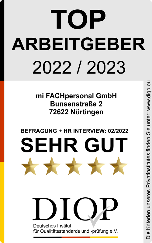 Top Arbeitgeber mi FACHpersonal Top Arbeitgeber mi FACHpersonal